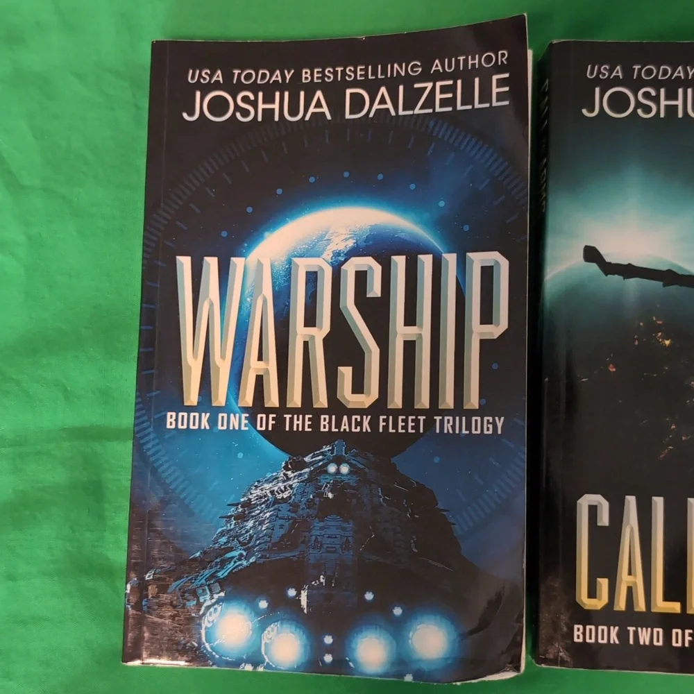 The Black Fleet Trilogy Warship, Call To Arms and Counterstrike Joshua Dalzelle - Picture 2 of 7